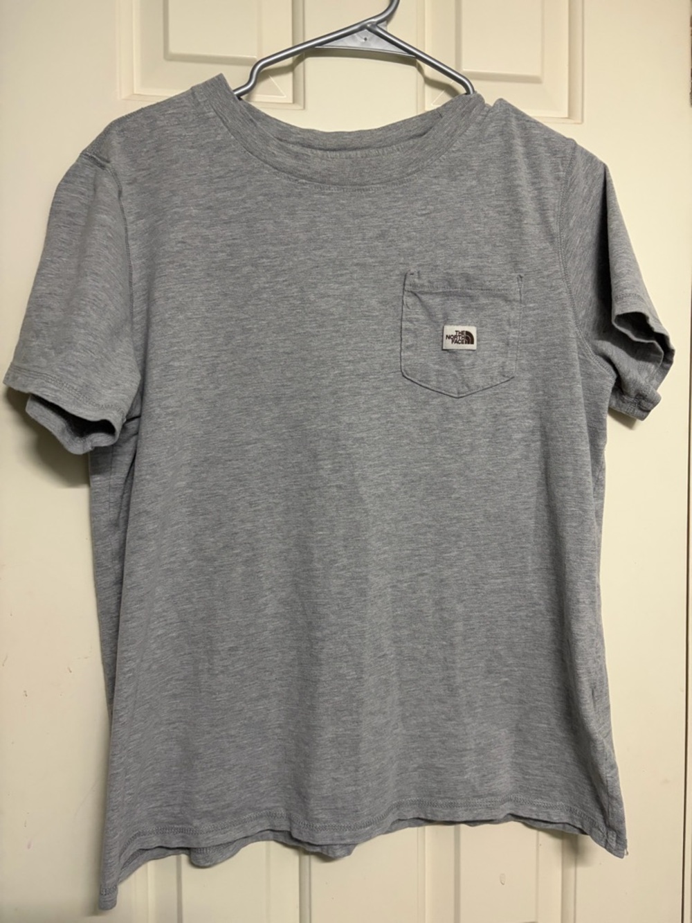 The North Face Men’s Light Heather Gray Pocket Tee